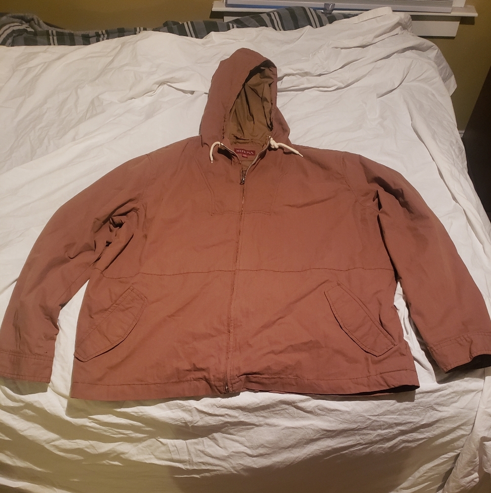 Womans's Brown Hooded Jacket